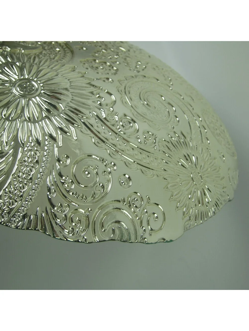 Vintage Decorative Glass Serving Bowl 13